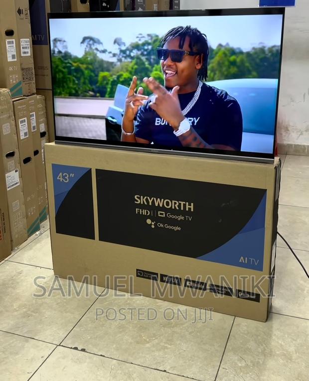 Skyworth 43" FHD Frameless Google Tv Hdr+ With Voice Command