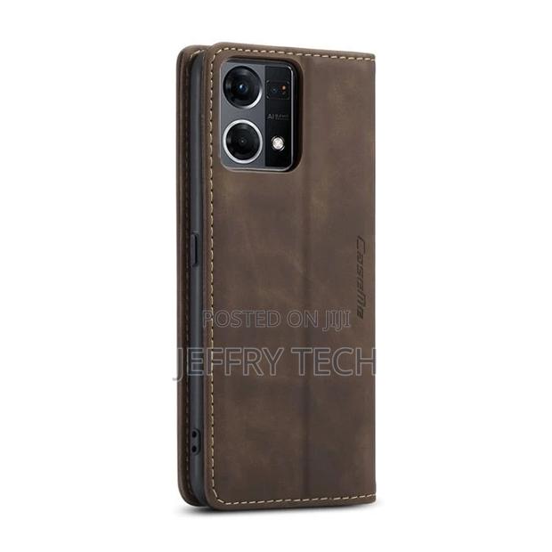 OPPO Reno 7 4G Leather Phone Protector Multifunctional Cover - thumbnail 2