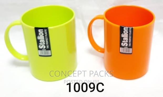 120pcs - 480ml Mugs Stallion Plastic Mug 1009c - thumbnail 3