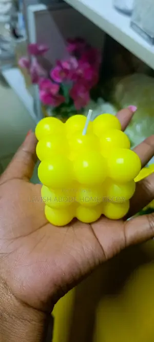 Yellow Bubble Scented Candle