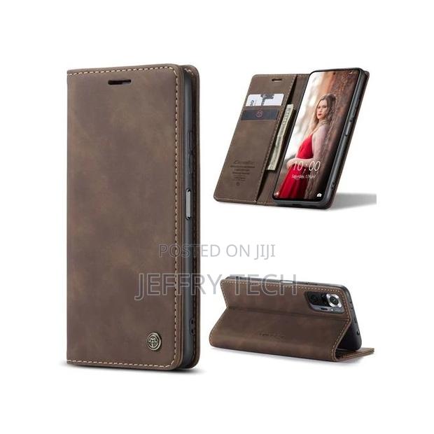 Xiaomi Redmi Note 10 Pro Leather Wallet Flip Case Cover - main view