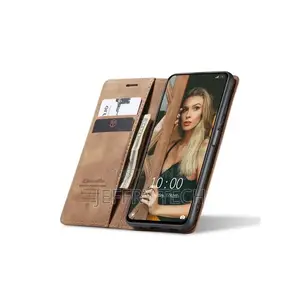 Card Slots Magnet Flip Case for Xiaomi Redmi Note 10 Pro,Bro