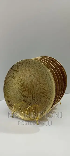 33 Cm Charger Plate With Gold COLOUR*