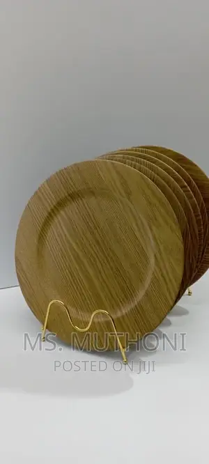 33 Cm Charger Plate With Gold COLOUR*