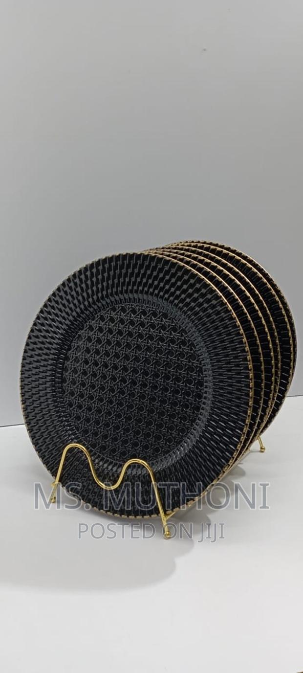 33 Cm Charger Plate With Gold COLOUR*