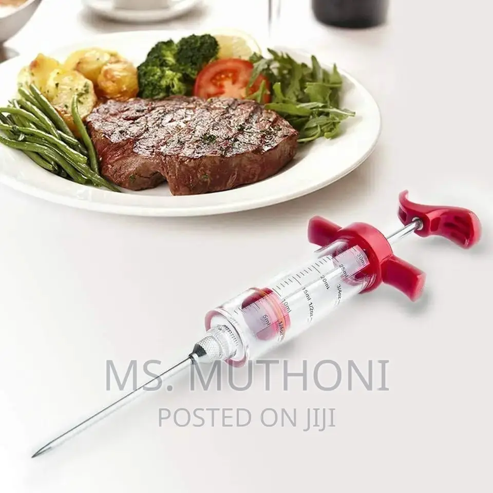 *BBQ Meat Syringe Marinade Injector With Stainless Steel