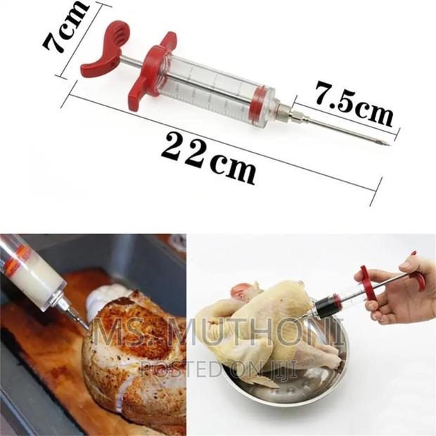 *BBQ Meat Syringe Marinade Injector With Stainless Steel - thumbnail 6
