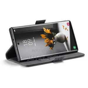 Samsung S22 Ultra 5G Flip Folio Case With Card Holders,Black