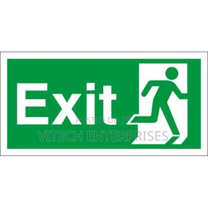 Fire Safety Exit Sign Warning Guidance Signage Luminous For - thumbnail 2