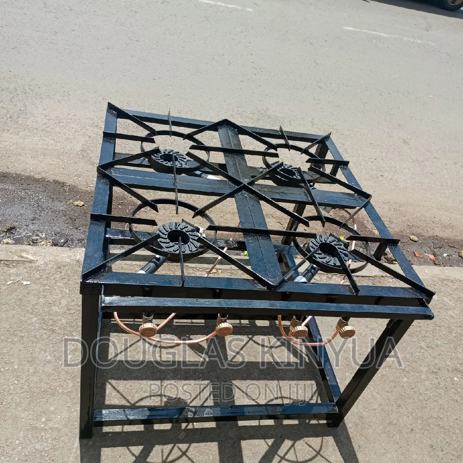 4burners Gas Cooker Mild Steel.