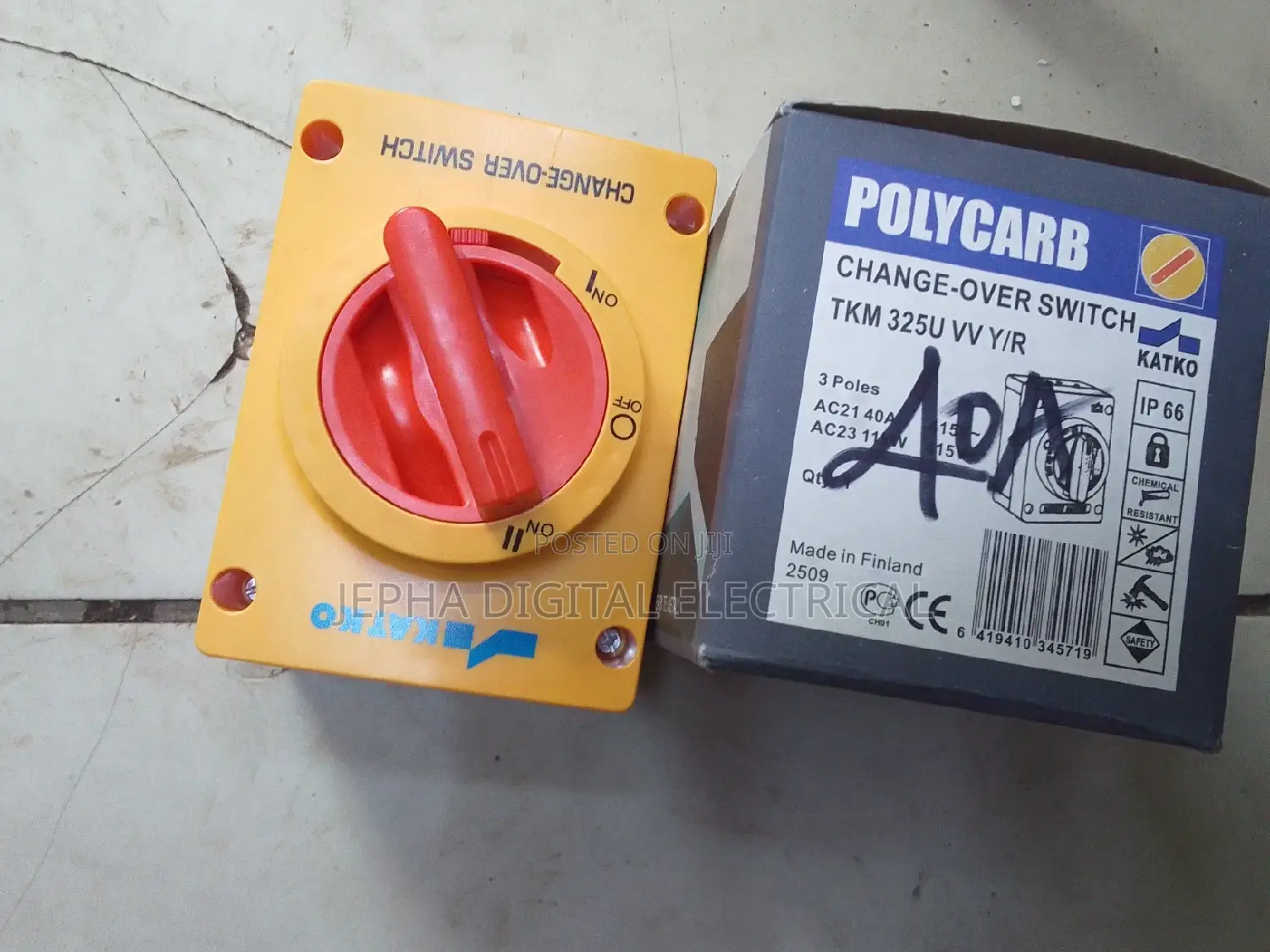 Change Over Switch 40A