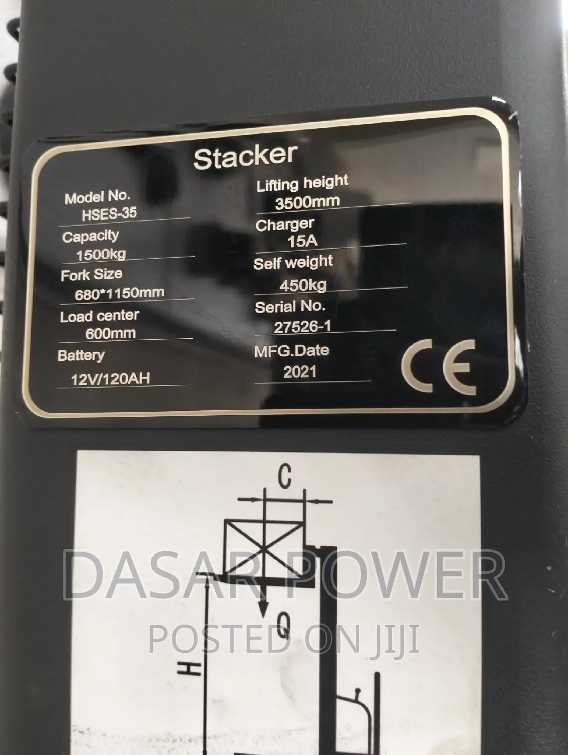 Semi-Electric Stacker