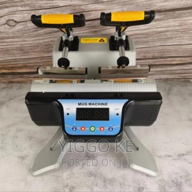 Double Stations Mug Press Machine