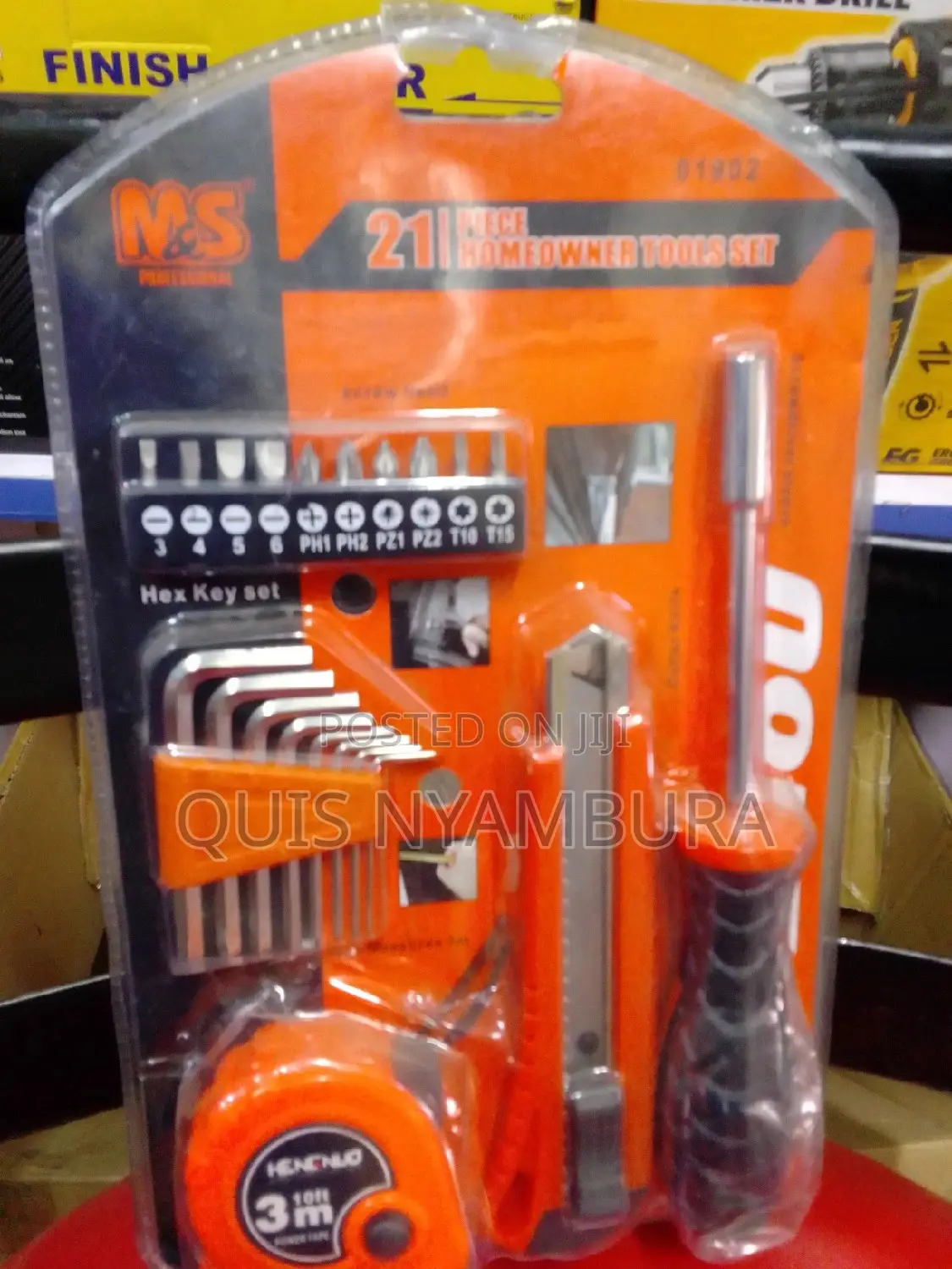 21 PCS Home Owner Tool Set