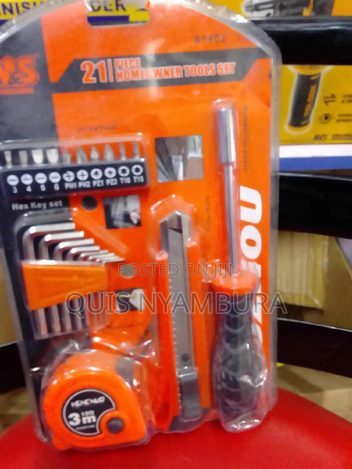21 PCS Home Owner Tool Set