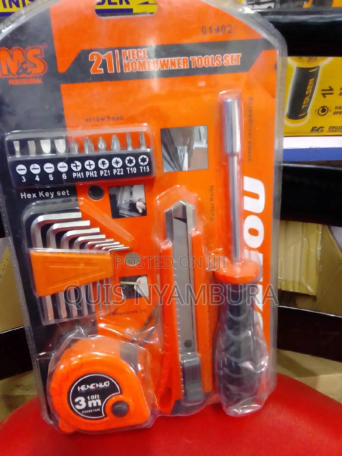 21 PCS Home Owner Tool Set