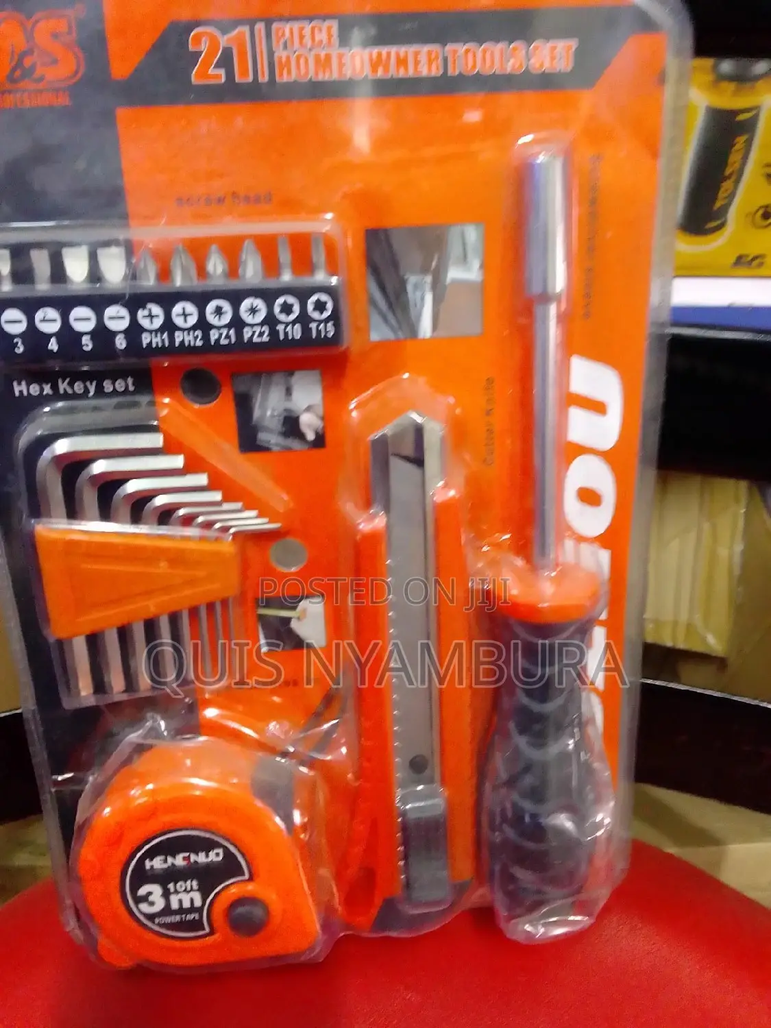 21 PCS Home Owner Tool Set