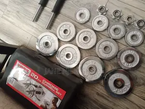 Dumbbells 20 Kg Silver