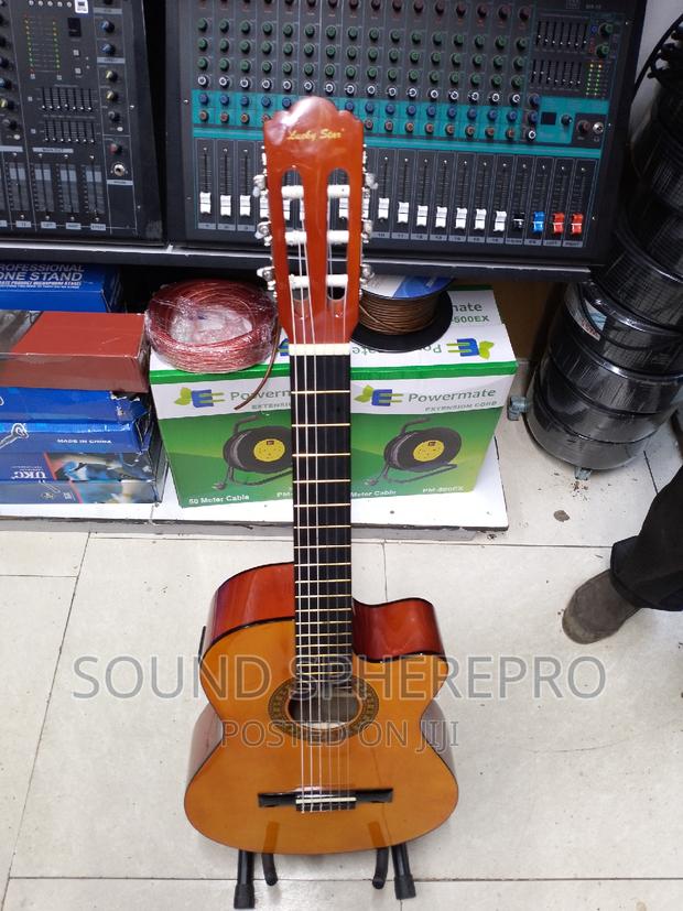 Lucky Star Semi-Acoustic Classical Guitar - main view