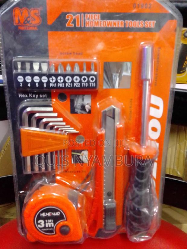 21pcs Homeowner Tool Set - thumbnail 4