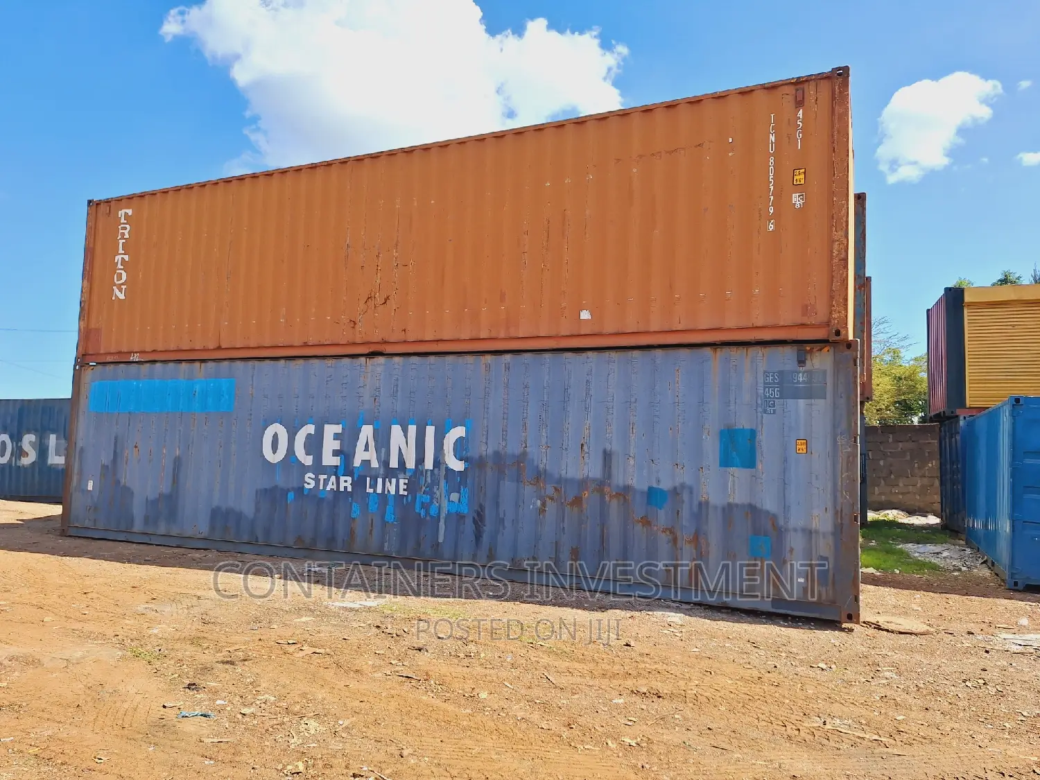 40ft Containers- Clean and Ready.