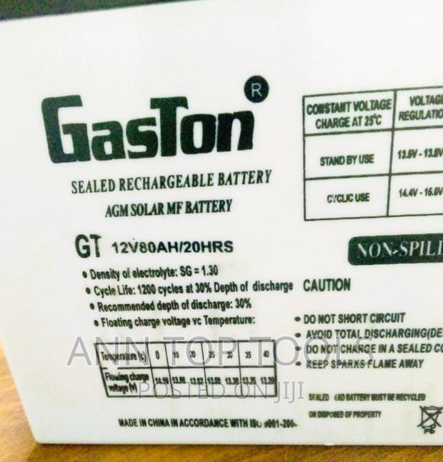 Gason 80ah 12V Battery - thumbnail 2
