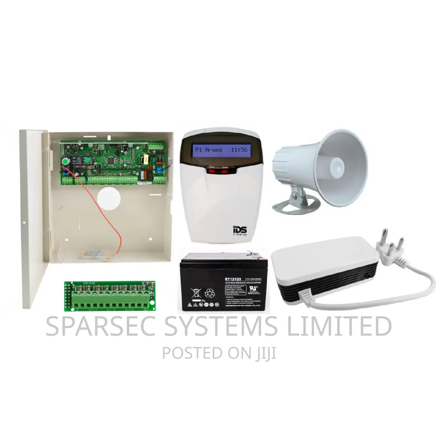 IDS X64 8 Zone Alarm Kit Including Curve LCD Keypad