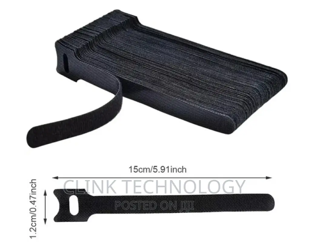 12 Reusable Fastening Cable Ties, Adjustable Tie Wrap,