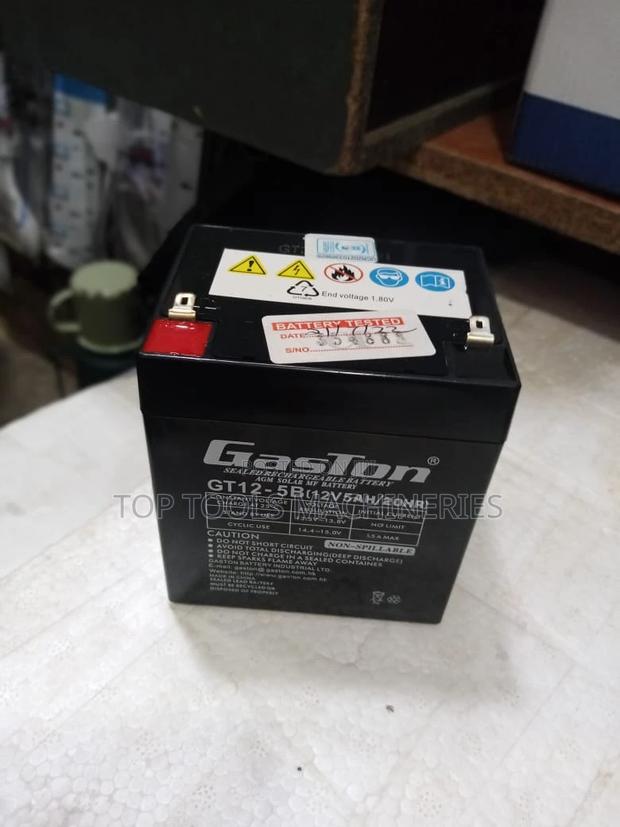 Gaston 5ah 12v Battery - main view