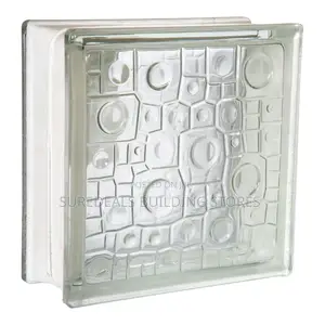 Clear Glass Block (19.0×19.0X8.0)Cm