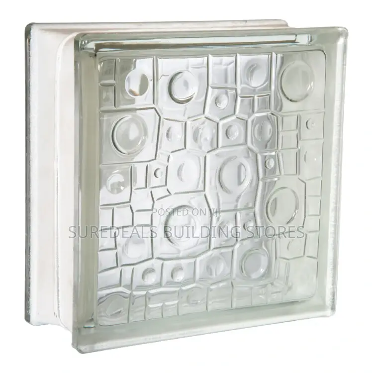 Clear Glass Block (19.0×19.0X8.0)Cm