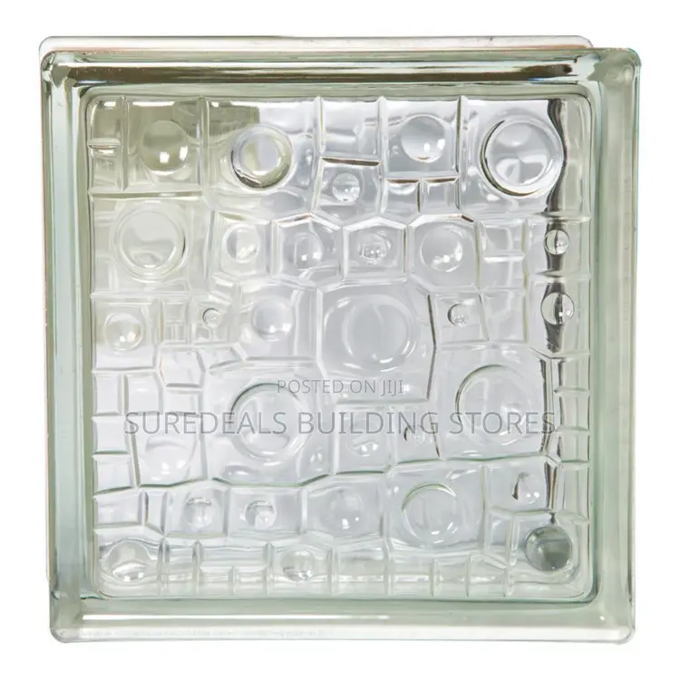 Clear Glass Block (19.0×19.0X8.0)Cm