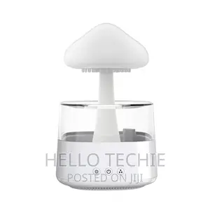 Mushroom Rain Dropper Air Diffuser Aroma With Led Lights