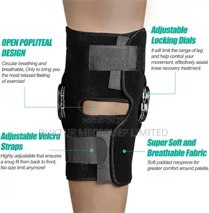 Hinged ROM Knee Support for Knee Pain, Post OP Recovery Etc