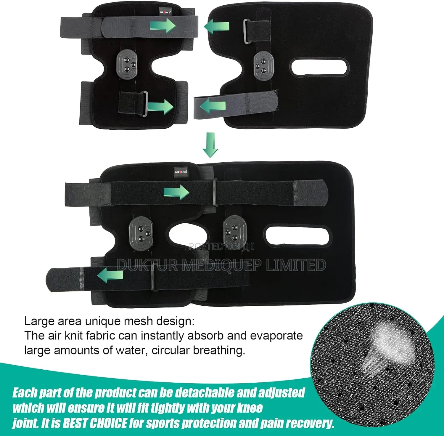 Hinged ROM Knee Support for Knee Pain, Post OP Recovery Etc