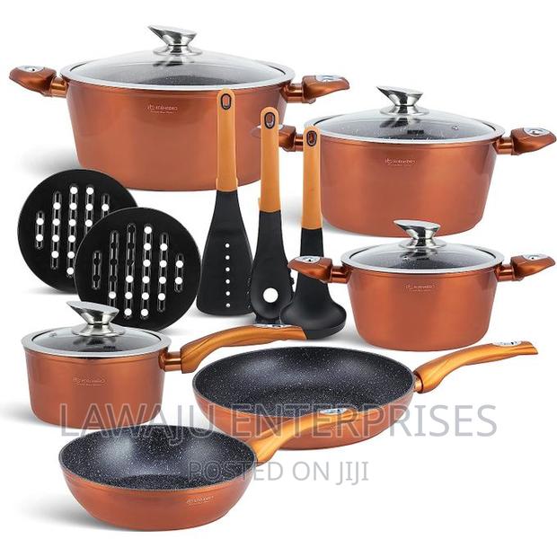 15pc Nonstick Coating Cookware