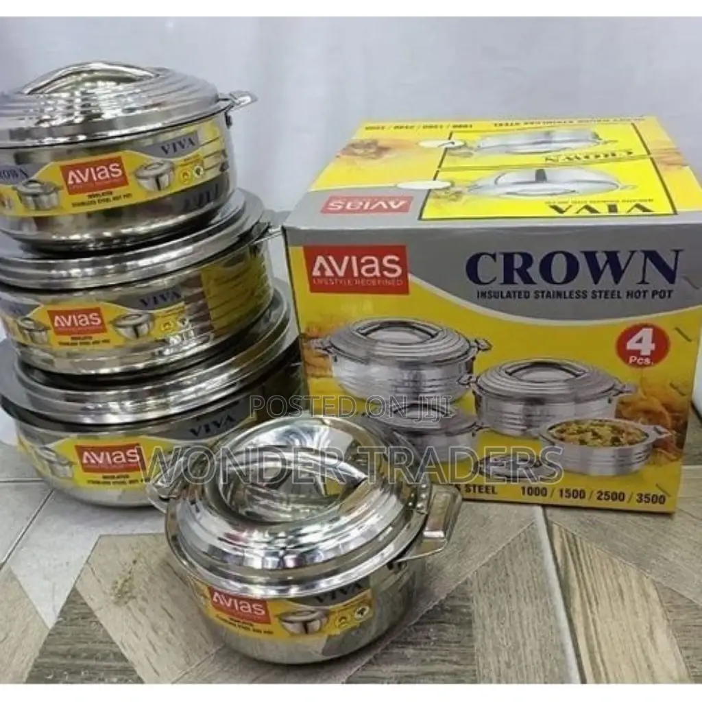 4 PCS Crown Hotpot Stainless Steel