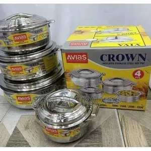 4 PCS Crown Hotpot Stainless Steel