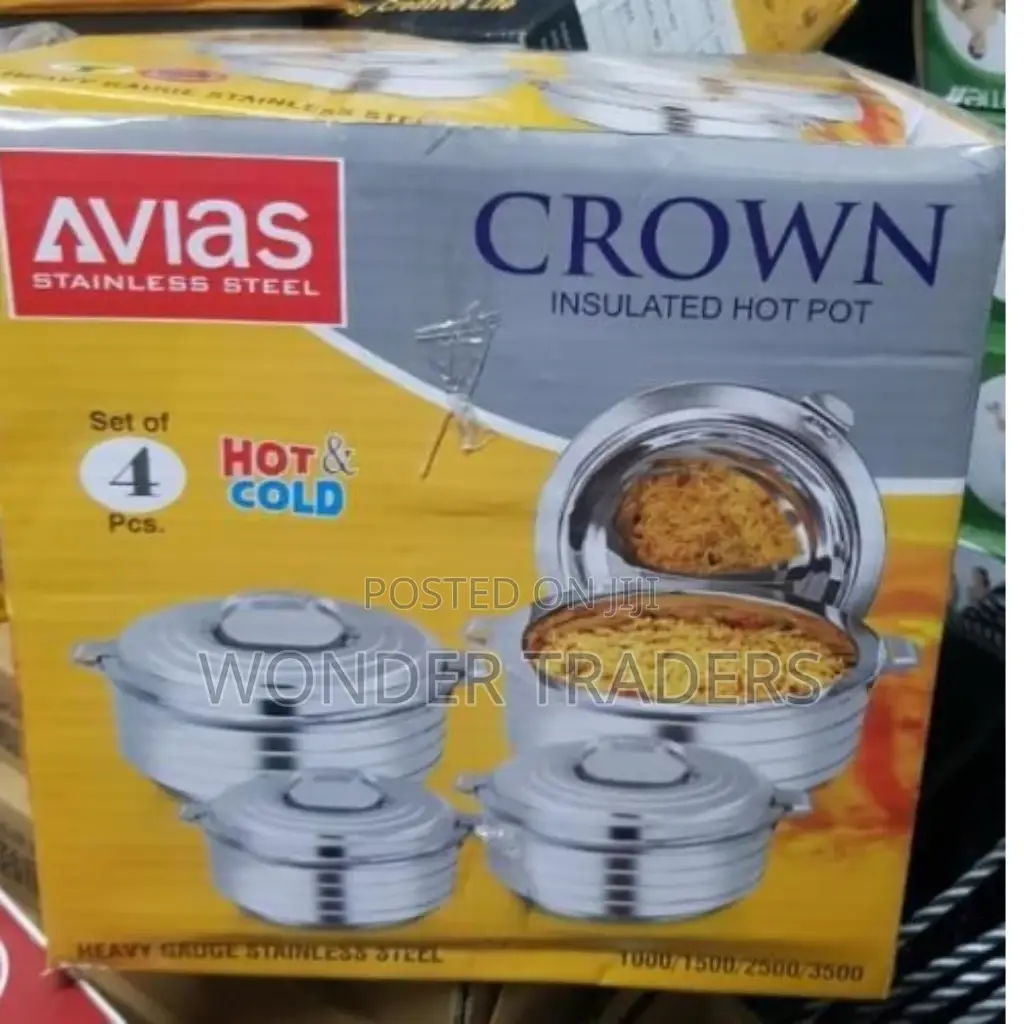 Crown Hotpot Stainless Steel 4pcs