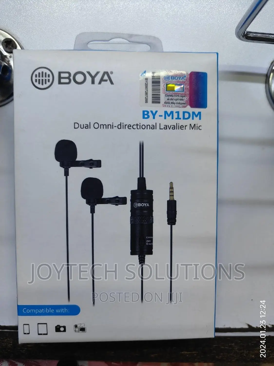 Boya Omnidirectional Lavalier Dual Microphone