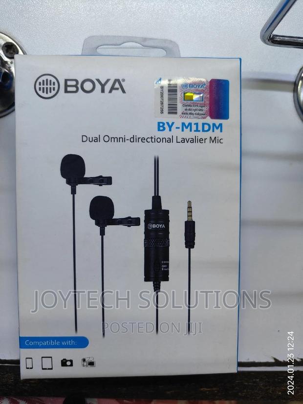 Boya Omnidirectional Lavalier Dual Microphone - main view
