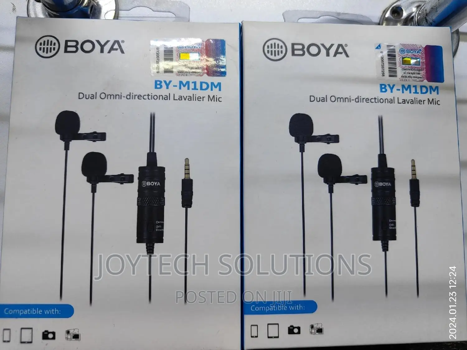 By-M1dm
Dual Omni-Directional Lavalier Mic
