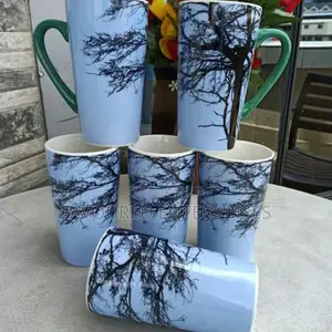 6 PCS Classic Ceramic Coffee/Tea Cups/Mugs