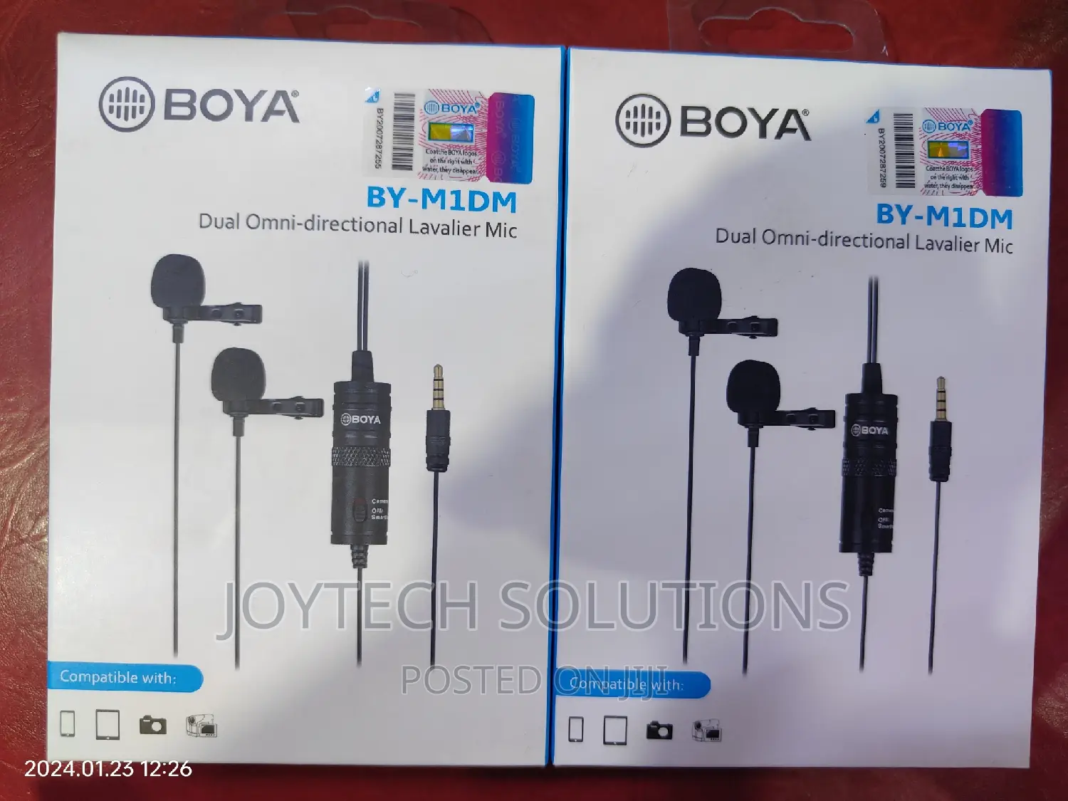 BOYA BY-M1DM Is a Dual-Mic Lavalier Microphone