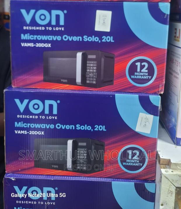 20l Von Digital Microwave 12 Month Warranty