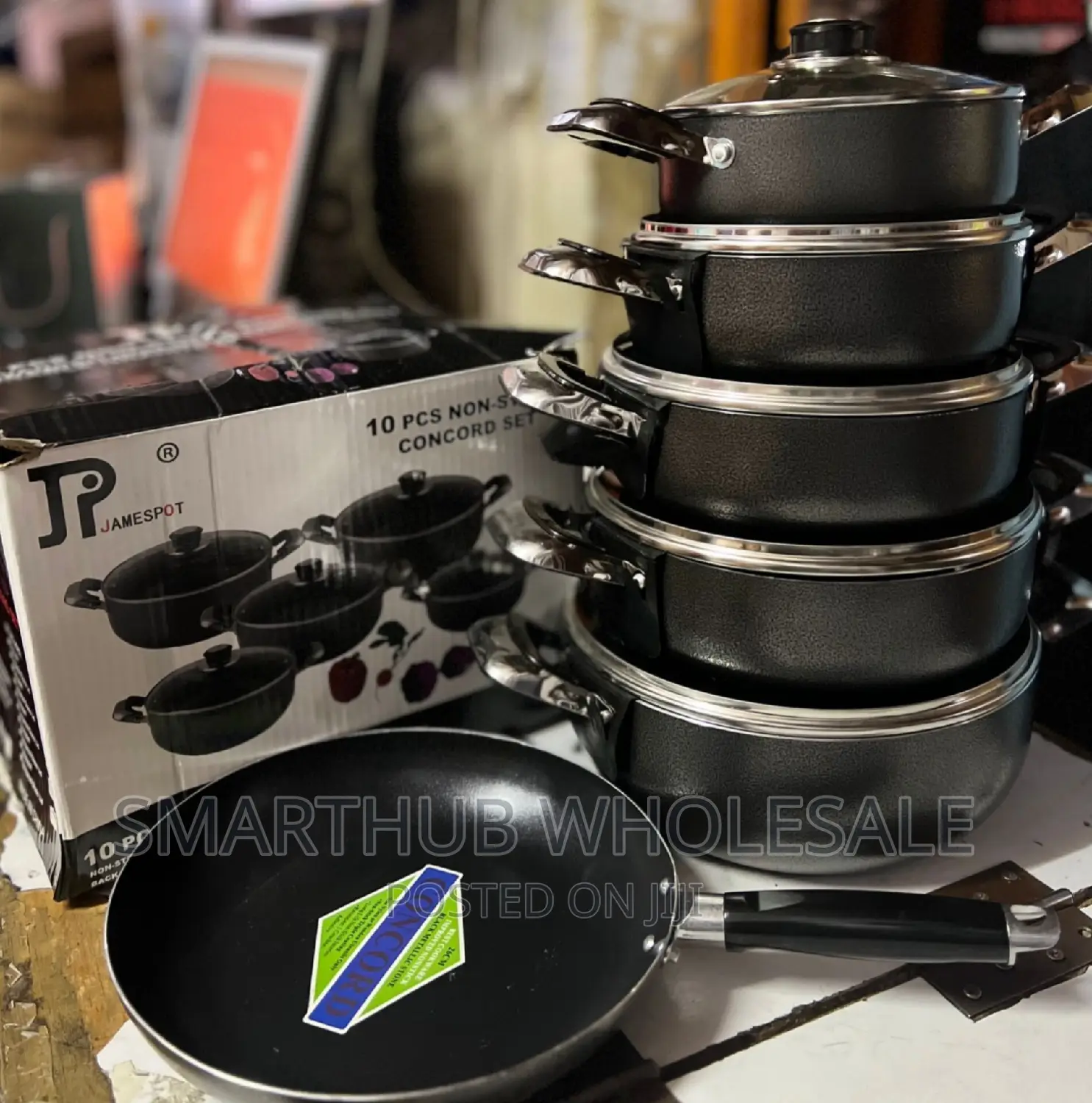 Jp10 Pieces Nonstick Cookware Set