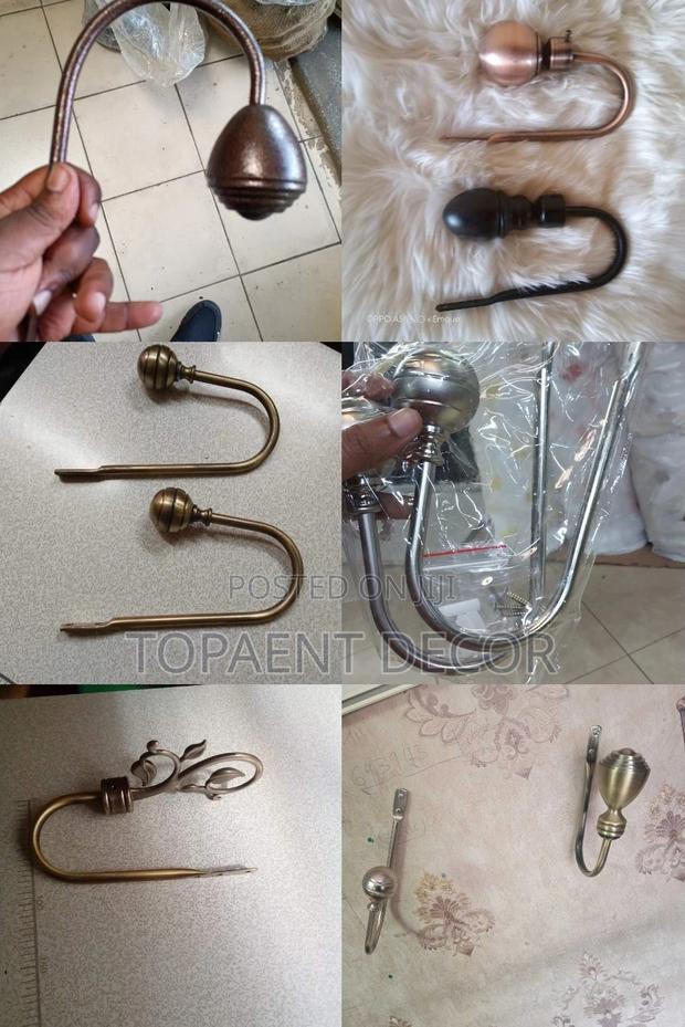 Metallic Curtain Holders Metallic Curtain Holders