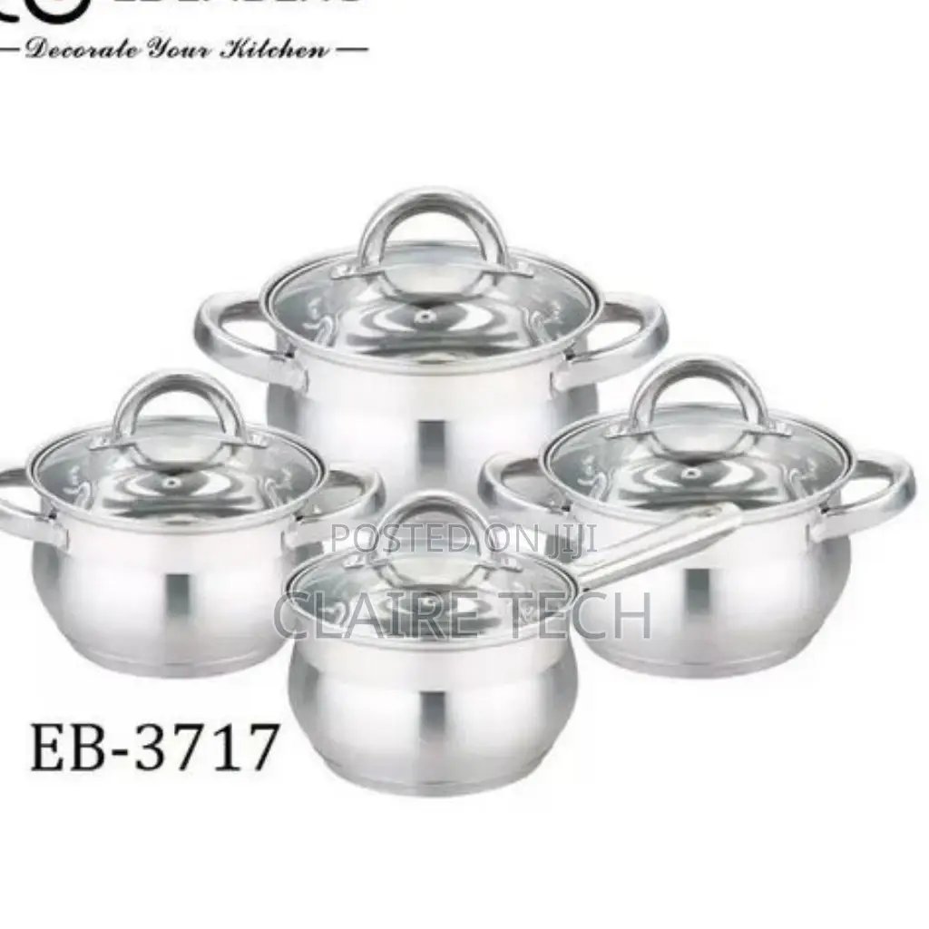 8 Pieces Edernbeng Stainless Steel Cookware Set (EB-3717)