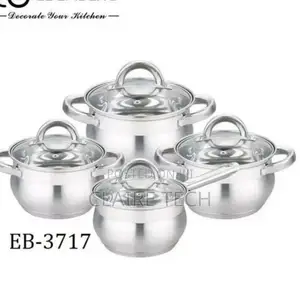 8 Pieces Edernbeng Stainless Steel Cookware Set (EB-3717)