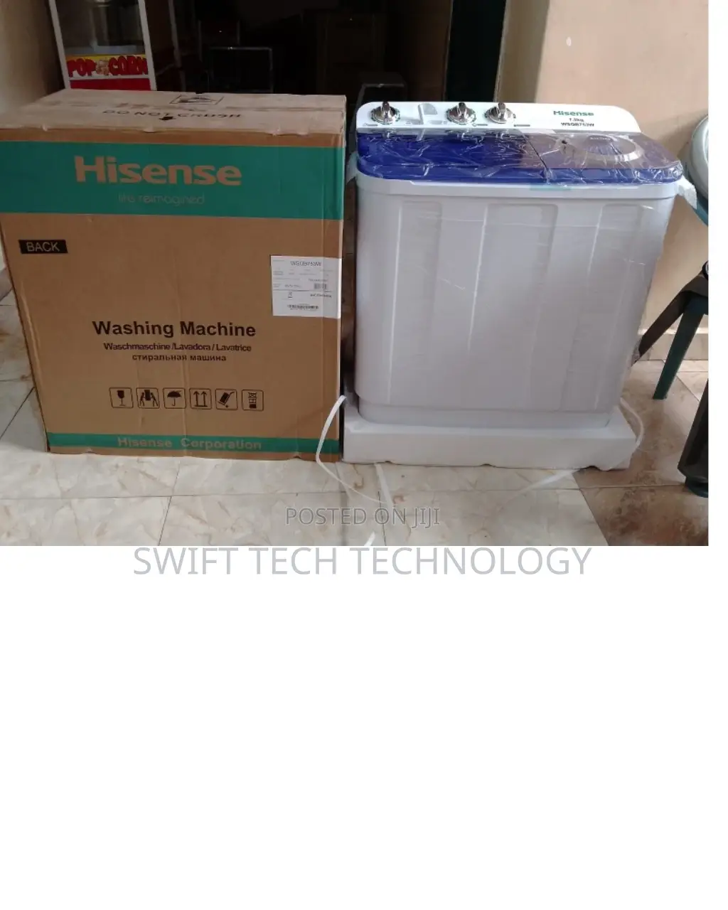 Hisense Washing Machine 7.5kg ,Kg Twin Tub